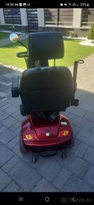 Elektrický invalidný vozík, skúter moped pre seniorov - 2