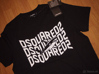 Dsquared2 pánske tričko čierne - 2