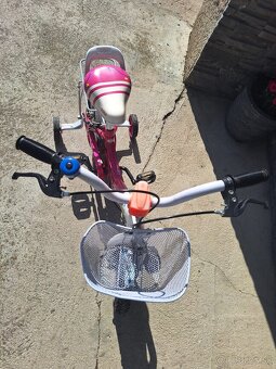 Detský bicykel s pomocnými kolieskami - 2