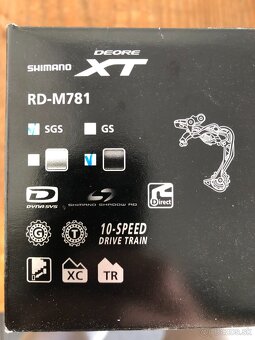 Prehadzovačka Shimano XT M781 - 2