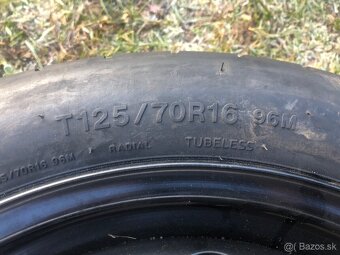 Predám tenke dojazdové koleso R16 VW AUDI ŠKODA SEAT - 2