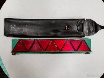 dobový výstražný trojuholník - retro, k veteránu - 2