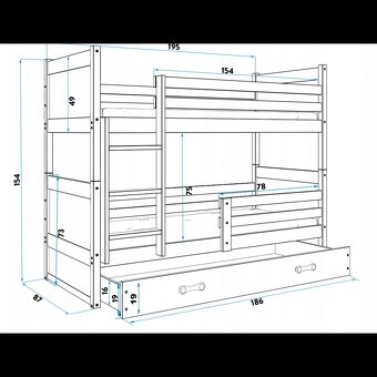 Poschodová posteľ - 2