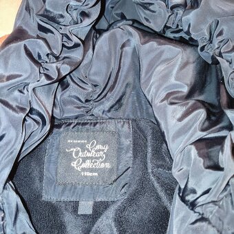 Dievčenské zimná bunda 110 - 2