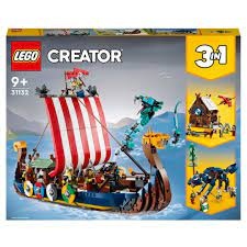 LEGO Ideas 21322 Barakuda, Creator 31132 Viking Ship - 2