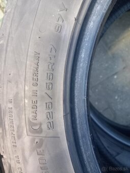 Pneumatiky letné 2ks - DUNLOP 225/55/R17 - 2