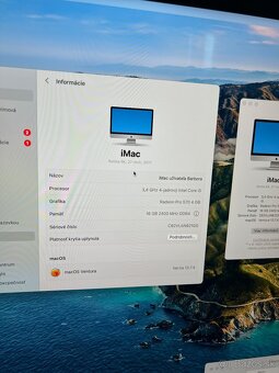 iMac 27" 5K/I5 3.4GHZ/16GB RAM/1TB FusionDrive - 2