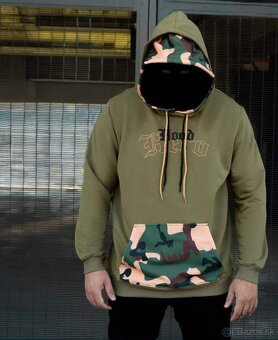 Predám mikinu Hood Hero – zelená camo, veľkosť XL - 2