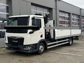 MAN TGL 12.190 - 4x2 – NOVÉ - Valník+HR-HIAB 072-4–EURO 6 - 2