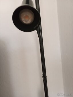 Stojanová lampa čierna výška 175 cm - 2