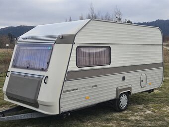 Obytny prives Avento 445E - strieska s bokami, kurenie - 2