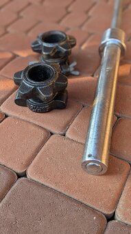 Olympijská tyč + bezpečnostné zámky – 50 mm - 2