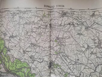 Stara mapa  originál z I. ČSR  - Dunajská Streda - 2