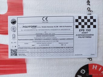 Podlahový polystyrén EPS 150 - 2