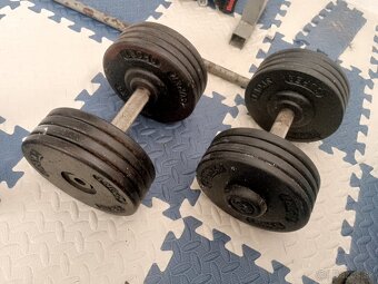 Predam jednoručky kovove 2x26kg Franka - 2