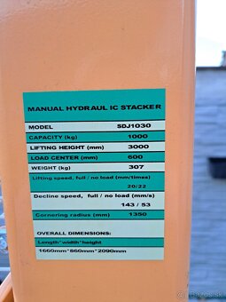 paletovy vozik SDJ1030 - 2