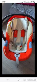 CYBEX ATON M I-SIZE 2021 AUTUMN GOLD s vložkou od Vlnienky. - 2