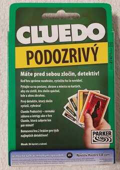 Cluedo Podozrivý - kartová hra - 2