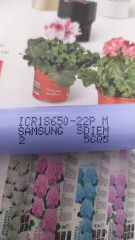 batérie Samsung 5 ks  ICR 18650 - 2