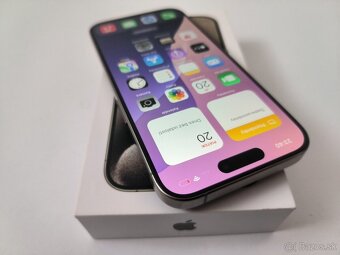 apple iphone 15 PRO 256gb Natural Titanium / Batéria 89% - 2