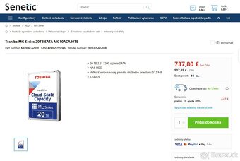 20TB Toshiba MG10ACA20TE Enterprise - 2