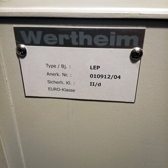 Wertheim na elektronicky zamok, spickovy trezor 500kg - 2
