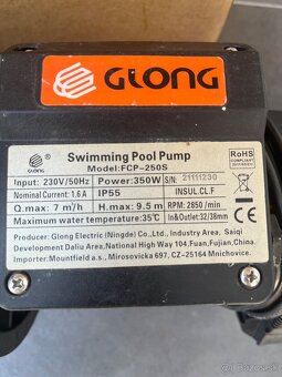 bazenove cerpadlo GLONG FCP-250S - 2