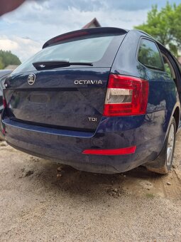 Predám zadný kufor, nárazník, svetlá pre Škoda Octavia 3 III - 2