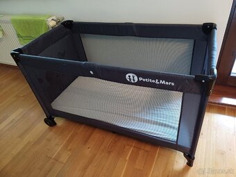 Detská cestovná postielka 120x60 + matrac ikea - 2