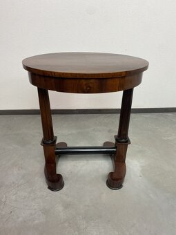 Oválny solitérový stolík v štýle Biedermeier 19 storočie - 2