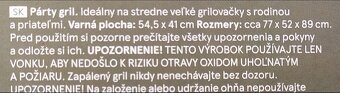 Párty gril nový - 2