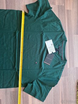 tommy hilfiger tricko zelene alebo biele L - 2