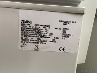 Predam mraznicku Zanussi 260litrov - 2