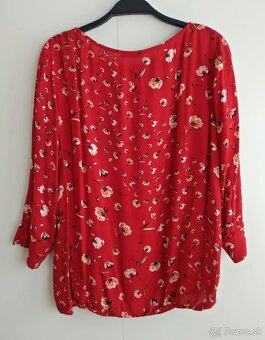 Dámska červená blúzka/halenka/tričko s 3/4 rukávom (Orsay) - 2