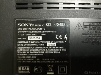 Sony KDL37S4000 - 2