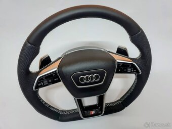 SPORTOVY VYHREVANY AUDI VOLANT MULTIFUNKCIA F1 PADLA AIRBAG - 2