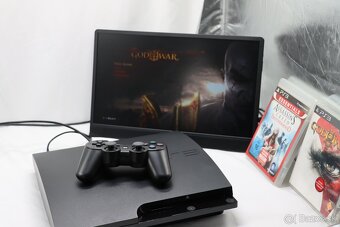 PS3 Slim CECH-3004B 160GB + 2 hry - 2
