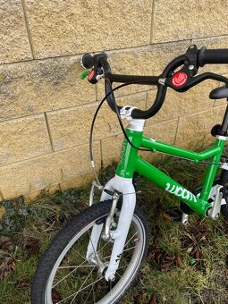 Woom 3 detský bicykel v zelenej farbe - 2