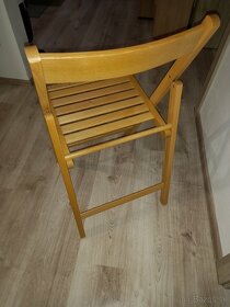 Stoličky drevené skladacie - 2