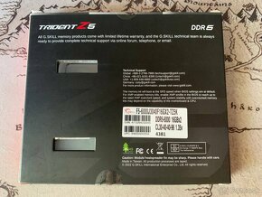 G.Skill 32GB kit DDR5 6000 CL30 Trident Z5  - 2