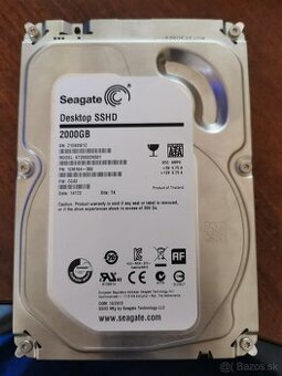 SSHD SEAGATE 2TB, málo používaný - 2