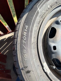 Letne pneu s diskami 165/70 R14 - 2