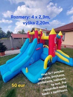 Skákacie hrady na prenájom - 2