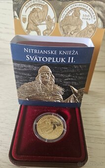 Zlata zberatelska minca 100€ Svätopluk 2020 - 2