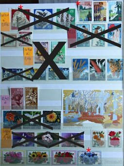 Známky - flóra bez pečiatky - 2