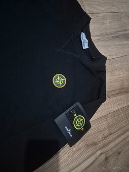Nová mikina Stone Island čierna veľkosť S 50x2 hruď - 2