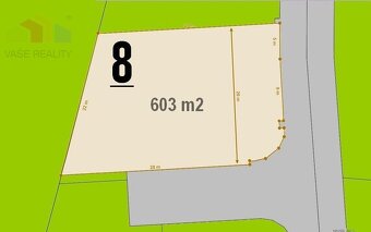 STAVEBNÝ POZEMOK 603 M² BOROVCE, okr. Piešťany /VODA, ELEKTR - 2