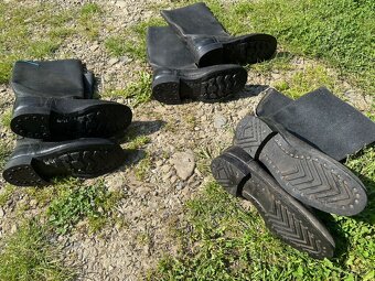 Vojenské sovietske čižmy - kirzové (nové) - 2