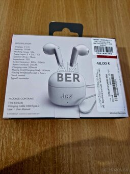 JAZ - Bezdrôtové slúchadlá TWS Amber - 2