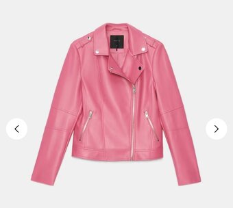 Ružová bunda /kozenka - 2